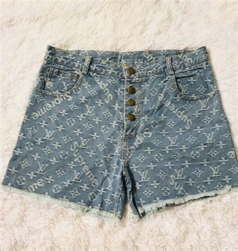 supreme lv shorts|suprema shorts women.